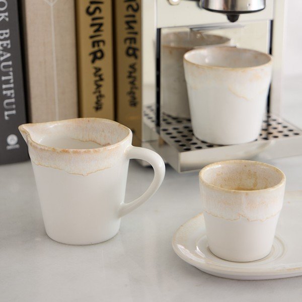 Latieră albă din gresie ceramică 200 ml Grespresso – Costa Nova-image-1