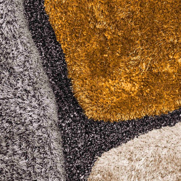 Covor Think Rugs Noble House Rock, 150 x 230 cm, galben-gri-image-2