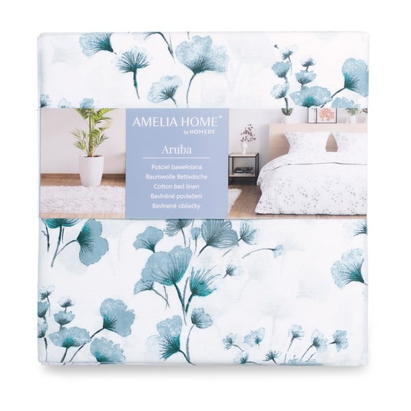 Lenjerie de pat single din bumbac AmeliaHome Averi Aruba, 135 x 200 cm-image-4