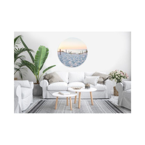 Decorațiune perete Styler Ring Sand, ø 70 cm-image-1