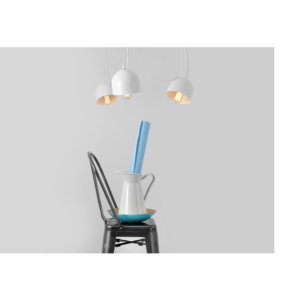 Lustră cu 4 becuri CustomForm Popo, alb-image-1