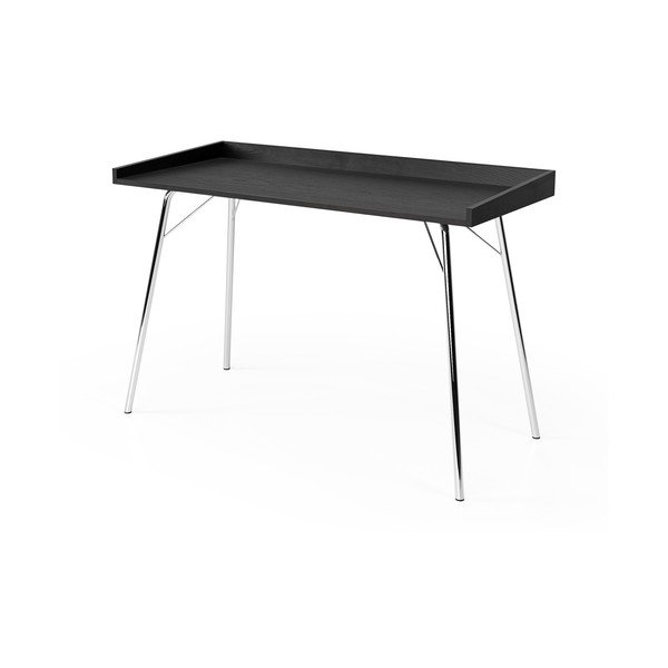 Birou cu blat negru 52x115 cm Rayburn - Woodman