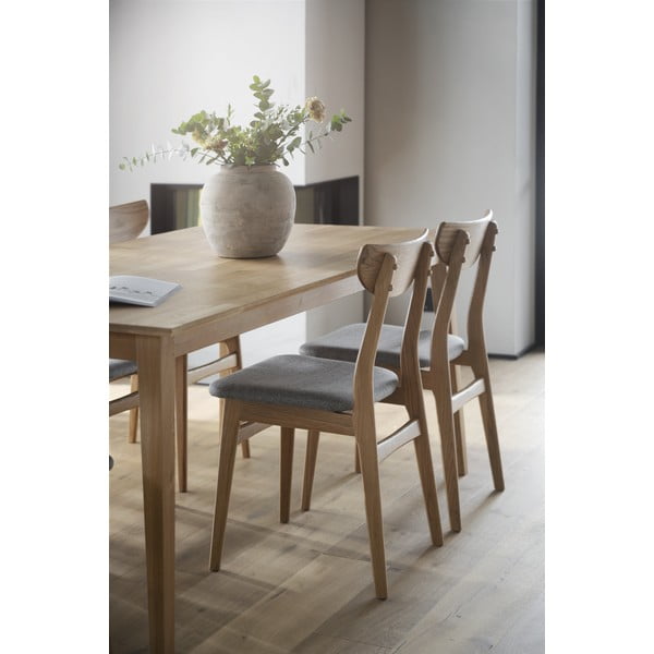 Scaune de dining în culoare naturală 2 buc. Rodham - Rowico-image-4