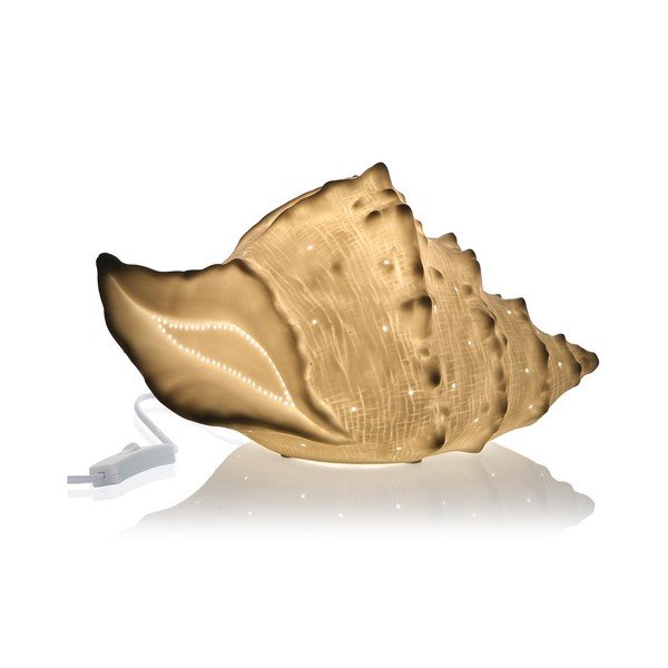 Veioză din porțelan în formă de scoică Versa-image-1