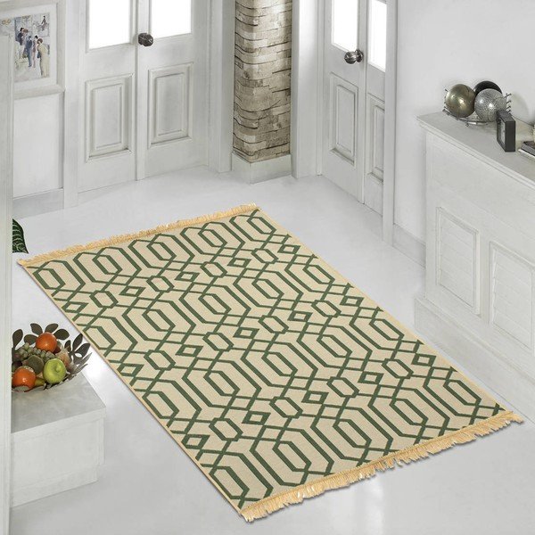 Covor Ya Rugs Kenar, 80 x 150 cm, verde-image-2