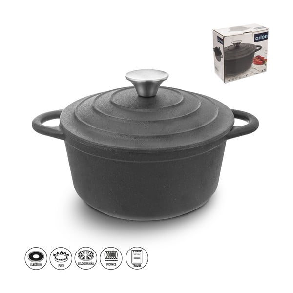 Oală cu capac din fontă 2,7 l Litina – Orion-image-3