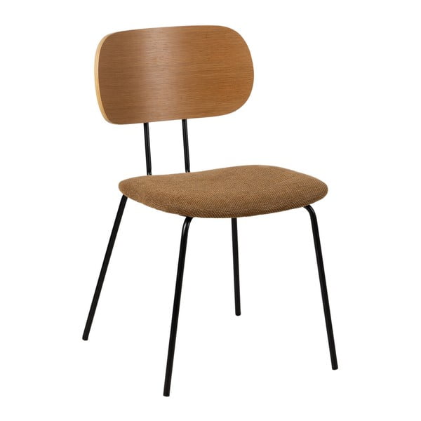 Scaune de dining maro/în culoare naturală 4 buc. Cleo – Ixia