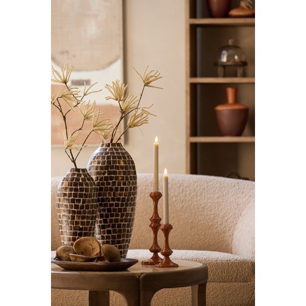 Vază maro din bambus (înălțime 40 cm) Tudela – Light & Living-image-1