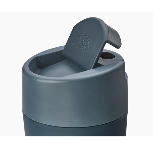Cană de voiaj albastru-gri antracit 450 ml Sipp – Joseph Joseph-image-3