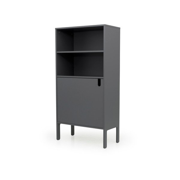 Dulap Tenzo Uno, lățime 76 cm, gri-image-2