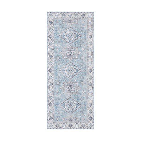 Traversă Nouristan Gratia, 80 x 200 cm, albastru deschis