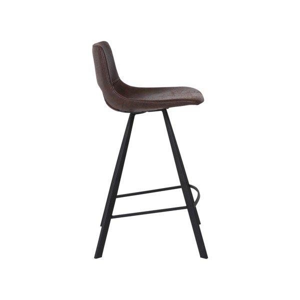 Scaun de bar Canett Coronas, înălțime 87 cm, maro închis-image-2