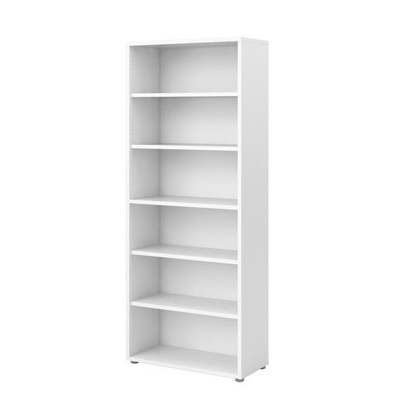 Bibliotecă modulară albă 89x222 cm Prima – Tvilum-image-2