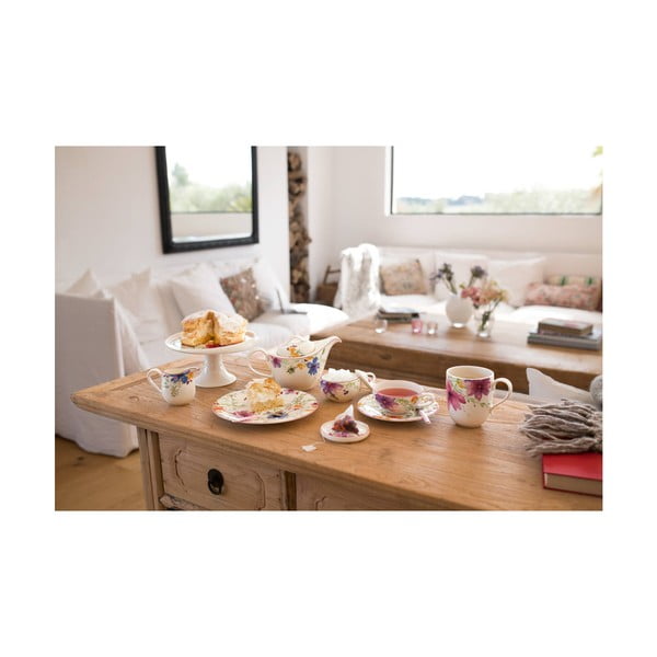 Farfurioară din porțelan Villeroy & Boch Mariefleur Tea, ⌀ 16 cm, motiv floral, multicolor-image-2