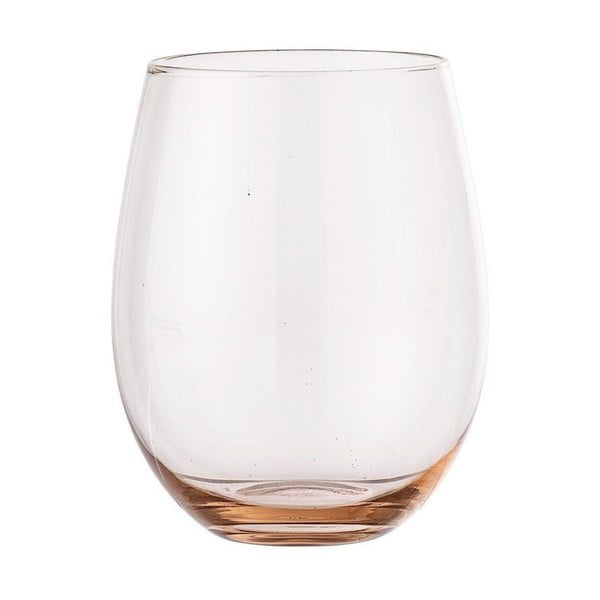 Pahar Bloomingville Drinking Glass, roz deschis