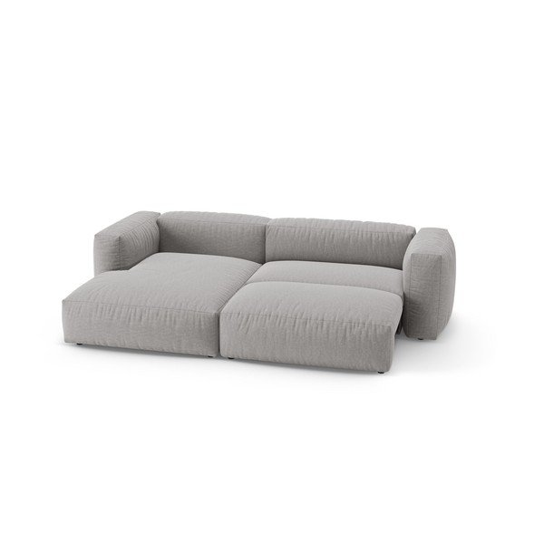 Colțar modular gri extensibil (cu colț pe partea stângă/cu șezlong) – Micadoni -image-3