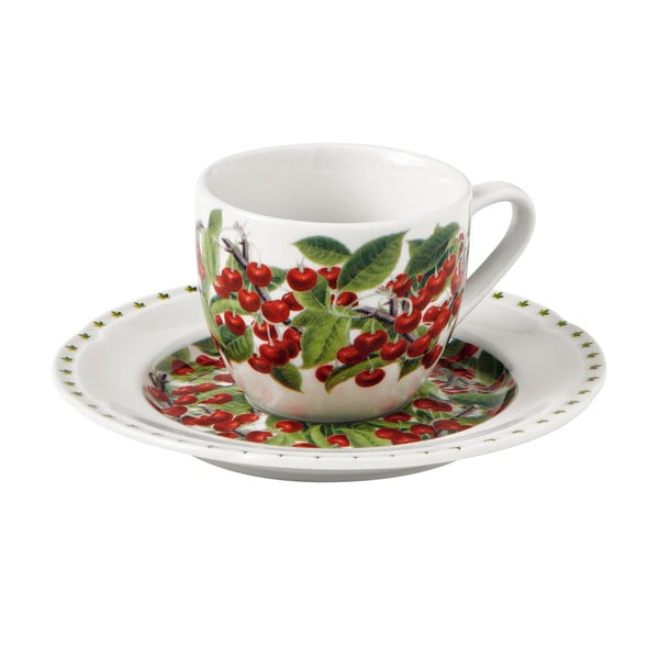 Set 4 cești cu farfurie din porțelan Brandani Le Primizie-image-4