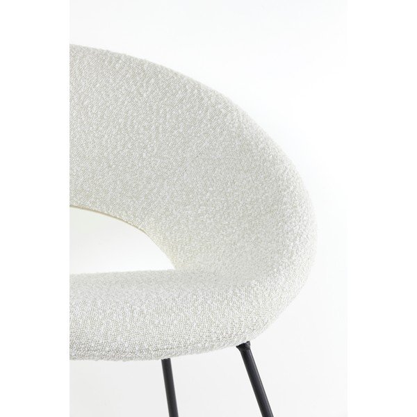 Fotoliu alb cu tapițerie din stofă bouclé Antony – Light & Living-image-1