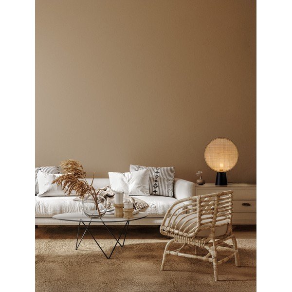 Veioză negru-mat/în culoare naturală din metal (înălțime 48,5 cm) Tierra – Nova Luce-image-2