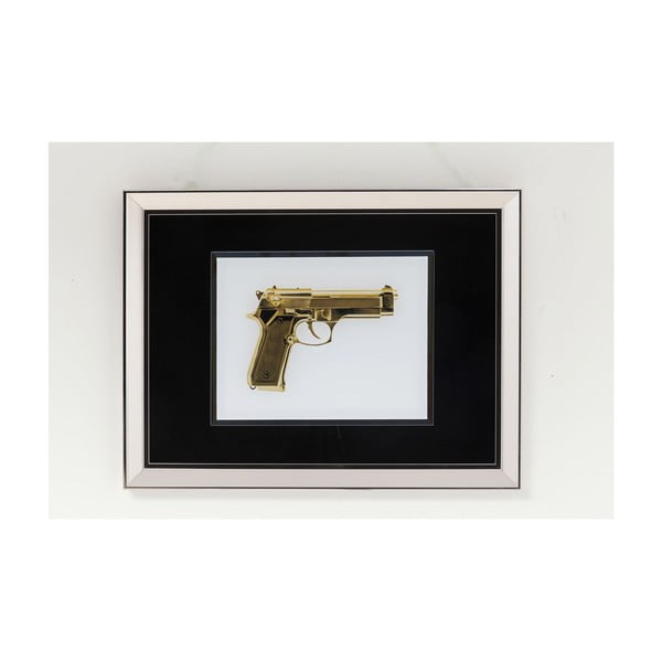 Tablou pe sticlă Kare Design Gun Gold,80 x 60 cm