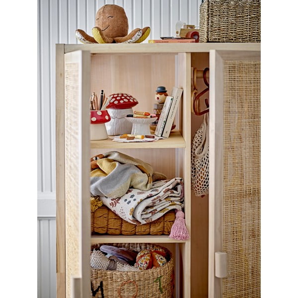 Pătură pentru copii albă-roz 130x160 cm Kristine – Bloomingville Mini-image-4