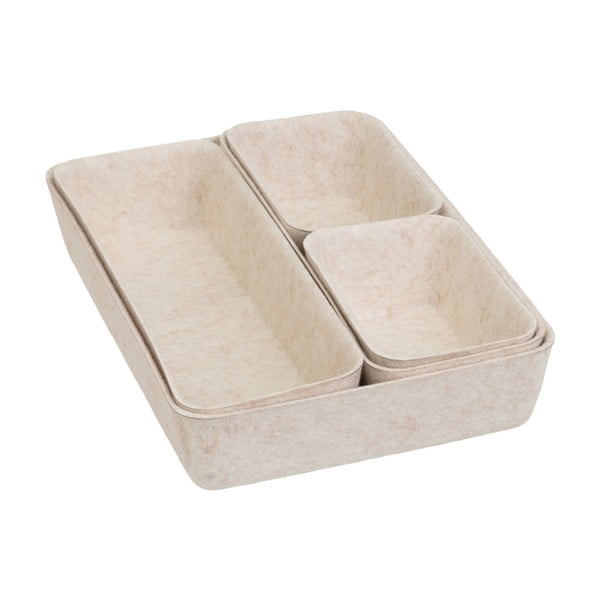 Organizatoare pentru sertare 5 buc. din material textil – Casa Selección-image-1