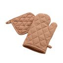 Set mănușă de bucătărie și suport pentru vase fierbinți 2 buc. Gourmet – douceur d'intérieur
