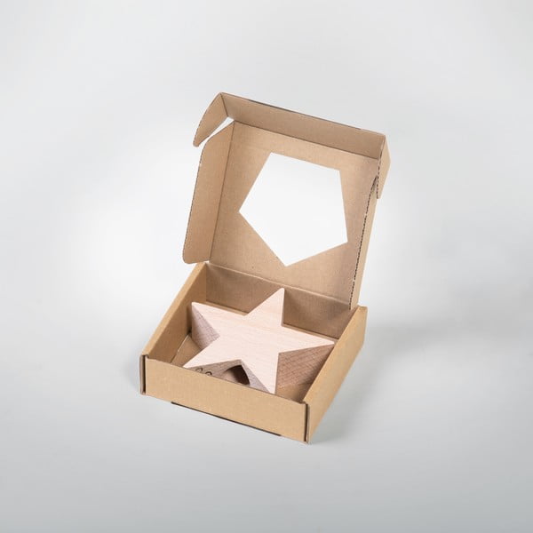 Steluță din lemn pentru brad de Crăciun Spira Small-image-4