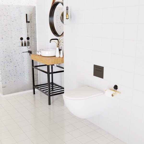 Suport din bambus autoadeziv pentru hârtie de toaletă Compactor Bestlock SPA-image-3