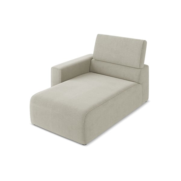 Modul pentru canapea modulară bej (cu colț pe partea stângă) Kalea – Makamii-image-1
