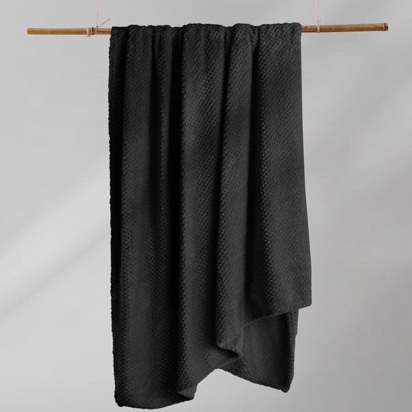 Pătură din microfibră DecoKing Henry, 150 x 200 cm, negru-image-4