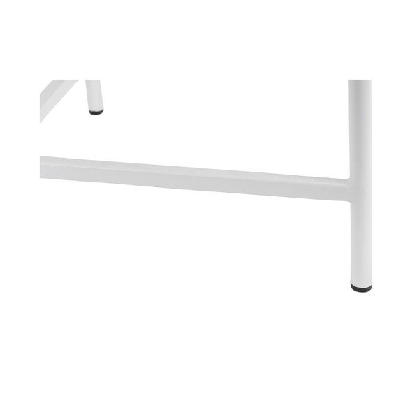 Măsuță de cafea albă rotundă din metal ø 50 cm Meseta  – Leitmotiv-image-3