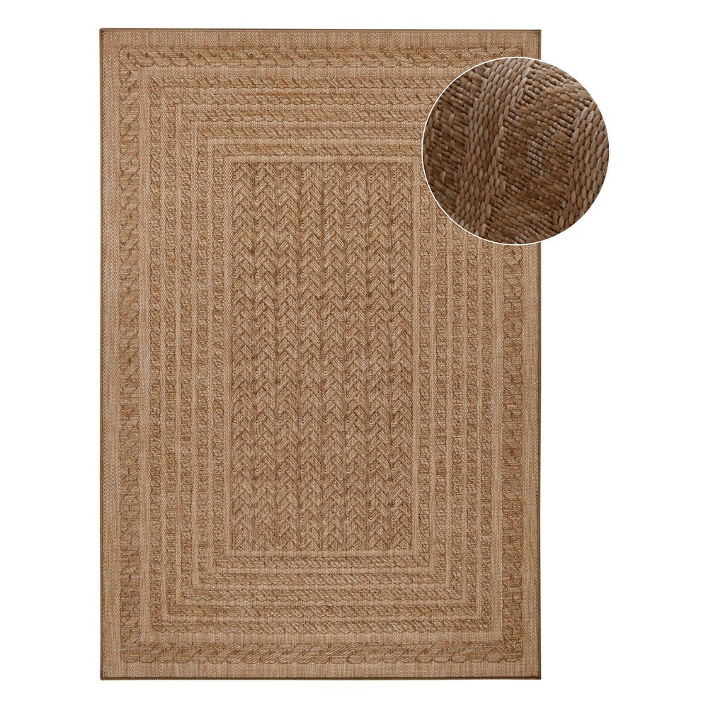 Covor pentru exterior și interior maro 120x170 cm Limonero – Hanse Home