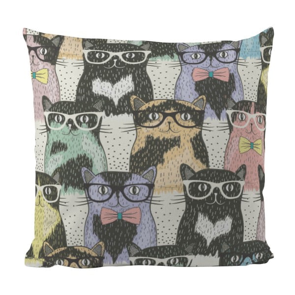 Pernă Butter Kings Cats in Glasses