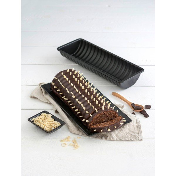 Formă de copt pentru chec cu ciocolată (arici) Zenker Black, 32 x 12,5 cm-image-1