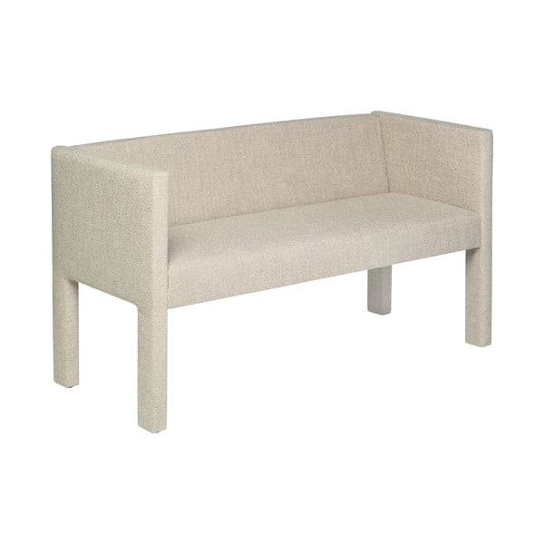 Bancă bej cu tapițerie din stofă bouclé Sitta – Blomus-image-2