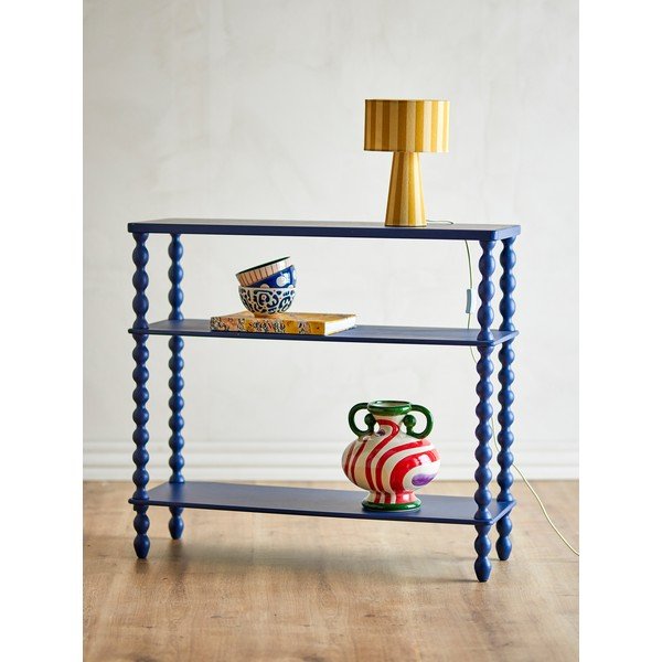 Masă consolă albastră 30x90 cm Salino – Bloomingville-image-1