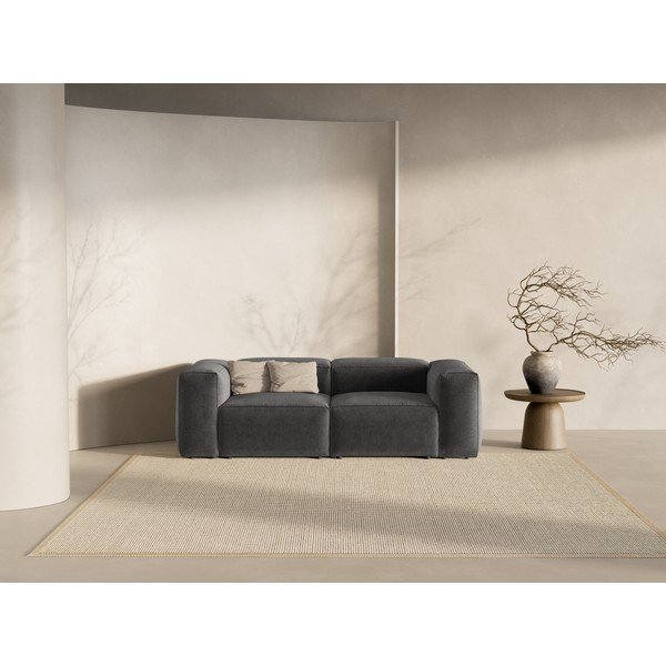 Canapea gri închis 224 cm Bergamo – Cosmopolitan Design-image-1