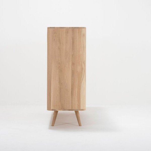 Comodă din lemn de stejar Gazzda Ena Two, 180 x 110 cm-image-4