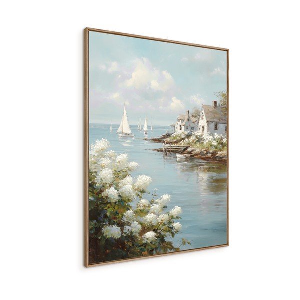 Tablou cu ramă imprimat 60x80 cm Quiet Bay – Styler-image-4