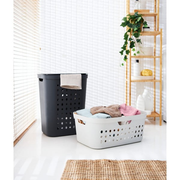 Coș de rufe din plastic 55 l Jona – Rotho-image-4