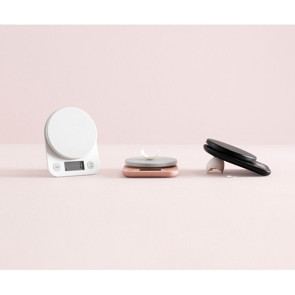 Cântar de bucătărie negru din plastic digital Foodie – RIG-TIG-image-1