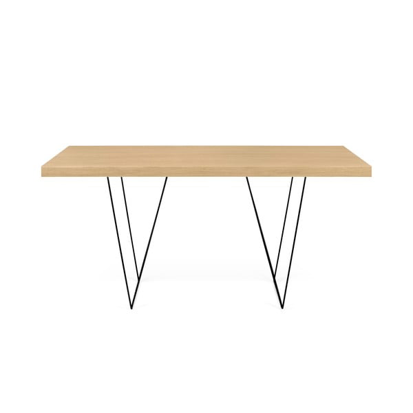 Masă cu picioare negre TemaHome Multi, 160 x 90 cm-image-1