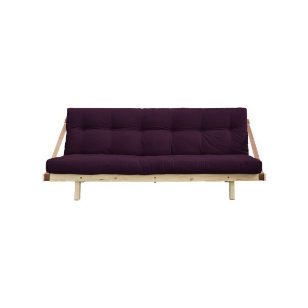 Canapea extensibilă Karup Jump Natural/Purple Plum-image-3