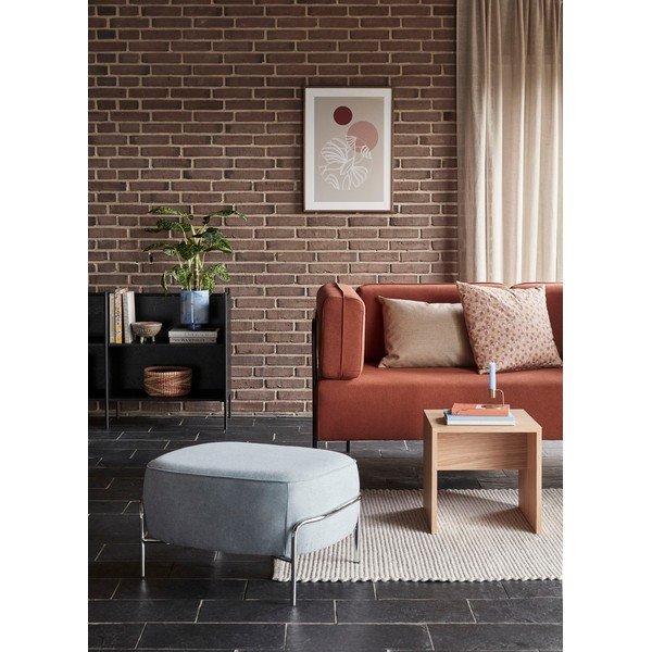 Canapea cu structură metalică Hübsch Block, portocaliu-image-4