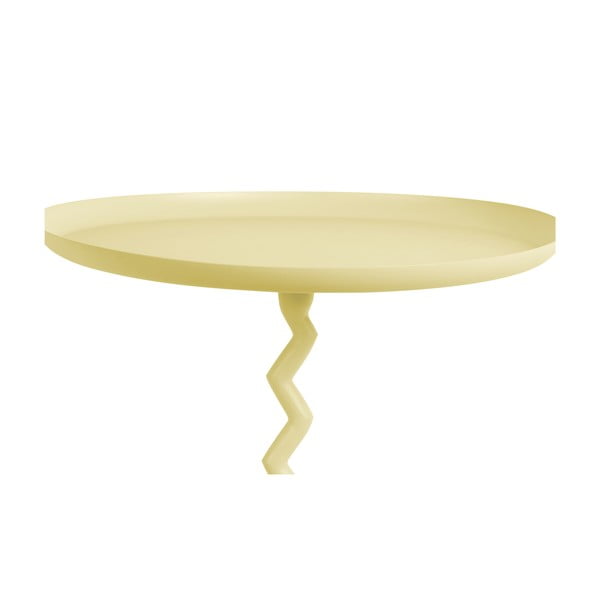 Măsuță auxiliară rotundă din metal ø 40 cm Zig Zag – Leitmotiv-image-2