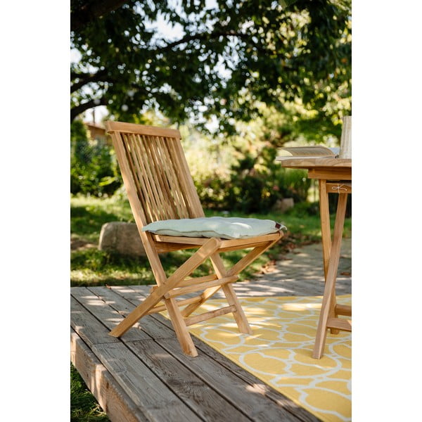 Scaune de grădină în culoare naturală 2 buc. din lemn masiv Toledo – House Nordic-image-1