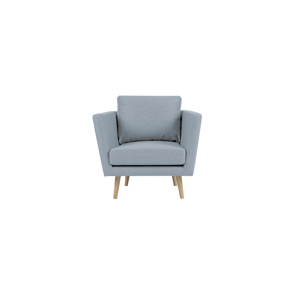 Fotoliu Mazzini Sofas Cactus, albastru deschis