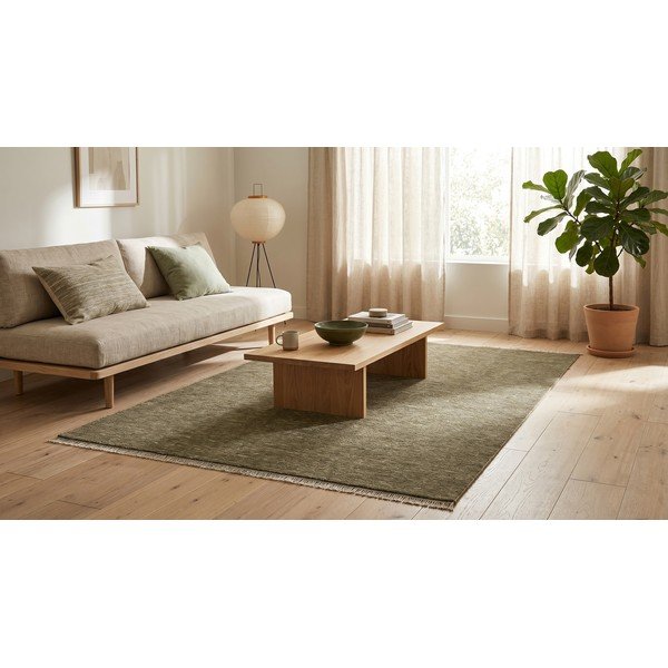 Covor verde închis 160x230 cm Puro – ESTE-image-3