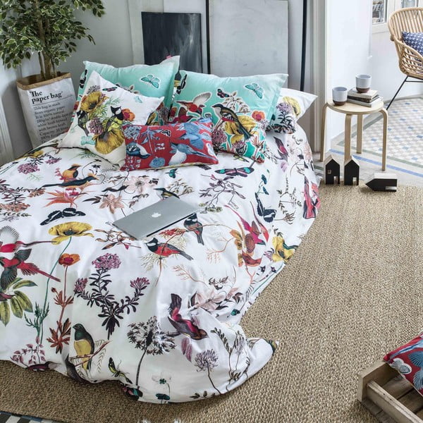 Husă din bumbac pentru pilotă Happy Friday Basic Birds of Paradise, 140 x 200 cm-image-4